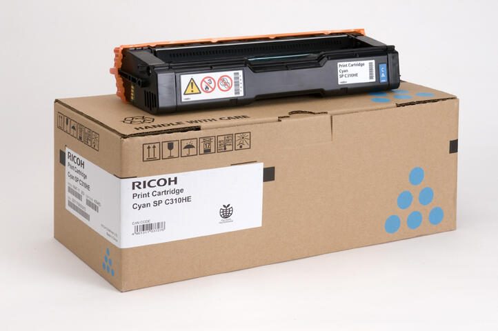 Ricoh Original Type SP C310E Toner cyan 2.500 Seiten (406349) für SP C320DN Ricoh Original Type SP C310E Toner cyan 2.500 Seiten (406349) für SP C320DN